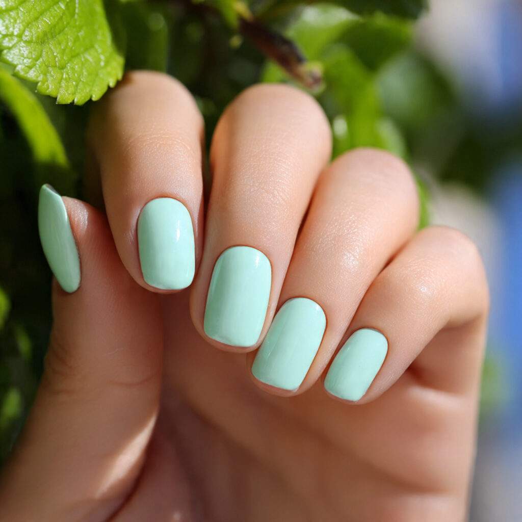 Pale Mint Green