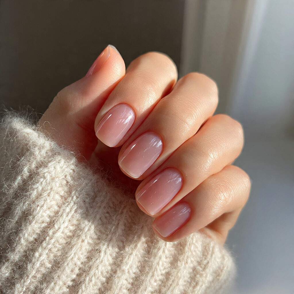 Sheer Champagne Pink