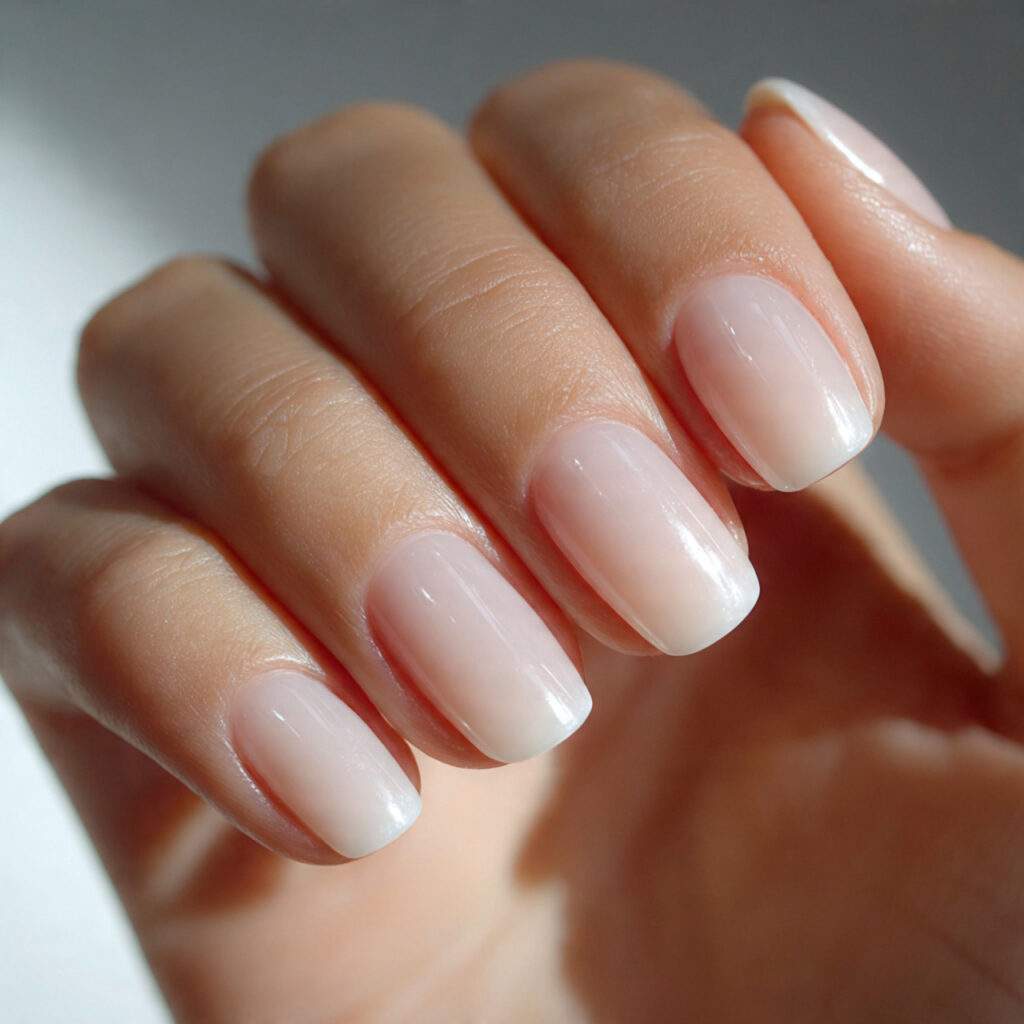 Short Squoval for Bitten or Wide Nails
