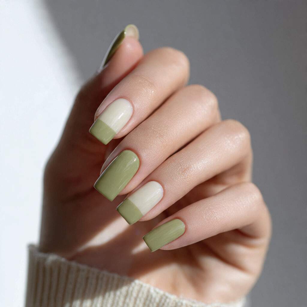 Two-Tone Sage and Cream
