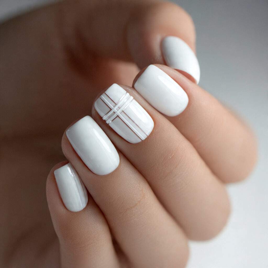 White Abstract Art