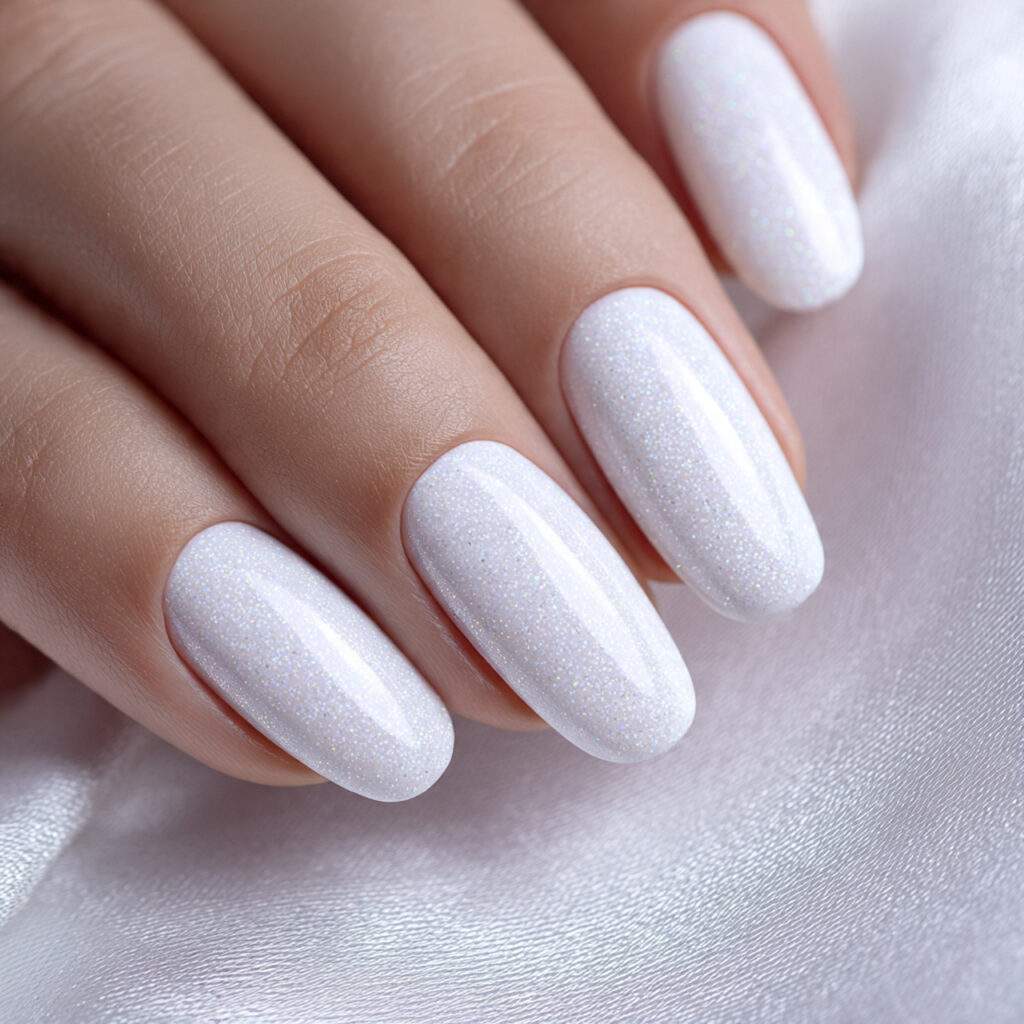 White with Subtle Shimmer
