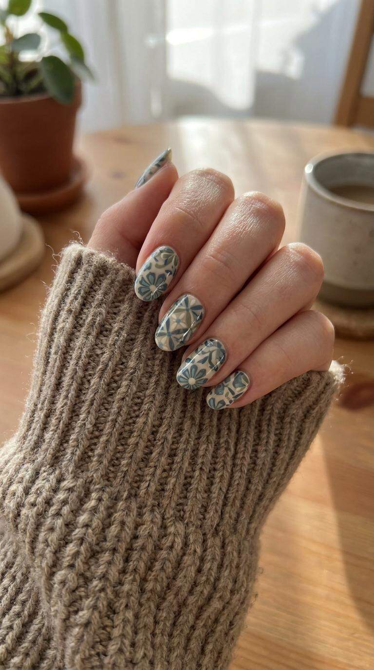 Floral Geometric Pattern
