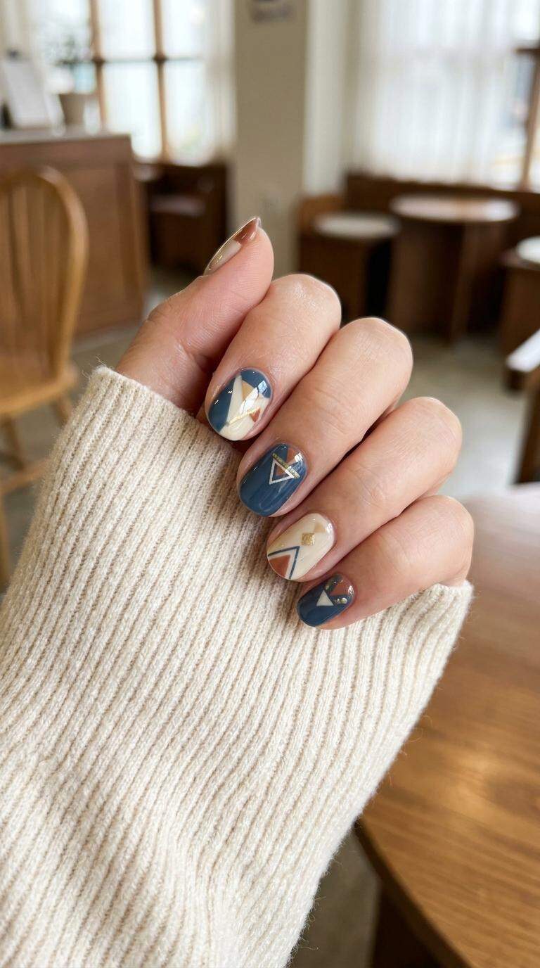 Geometric Patterned Nails