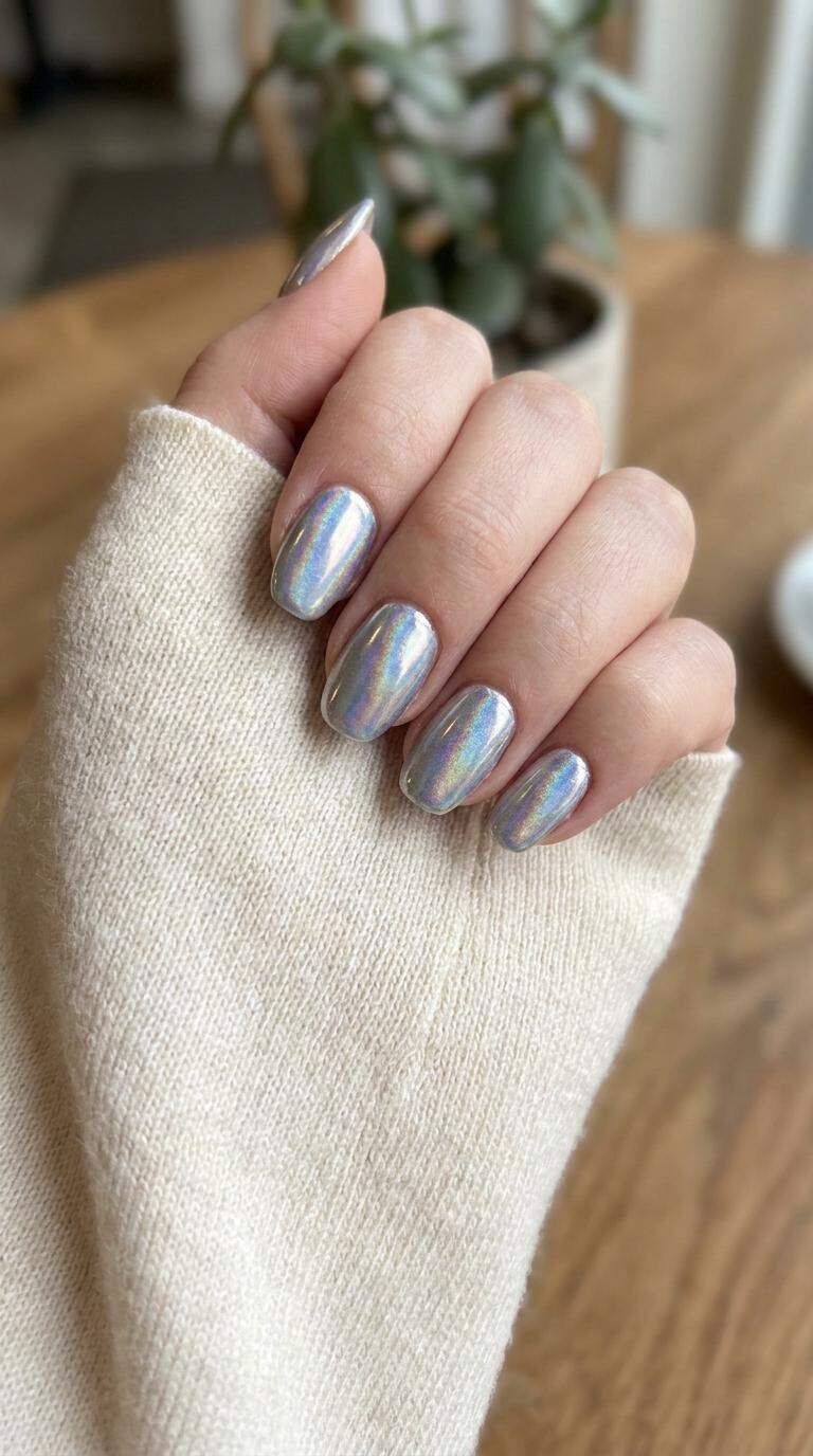 Holographic Chrome Finish