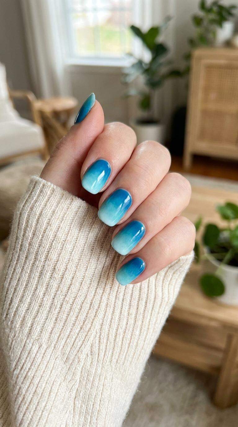 Ocean Blue Ombre