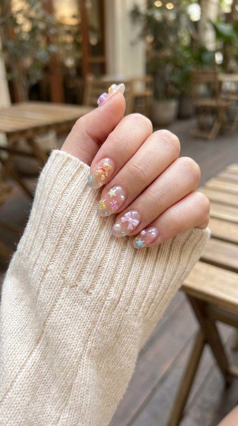 3D Charm Nails