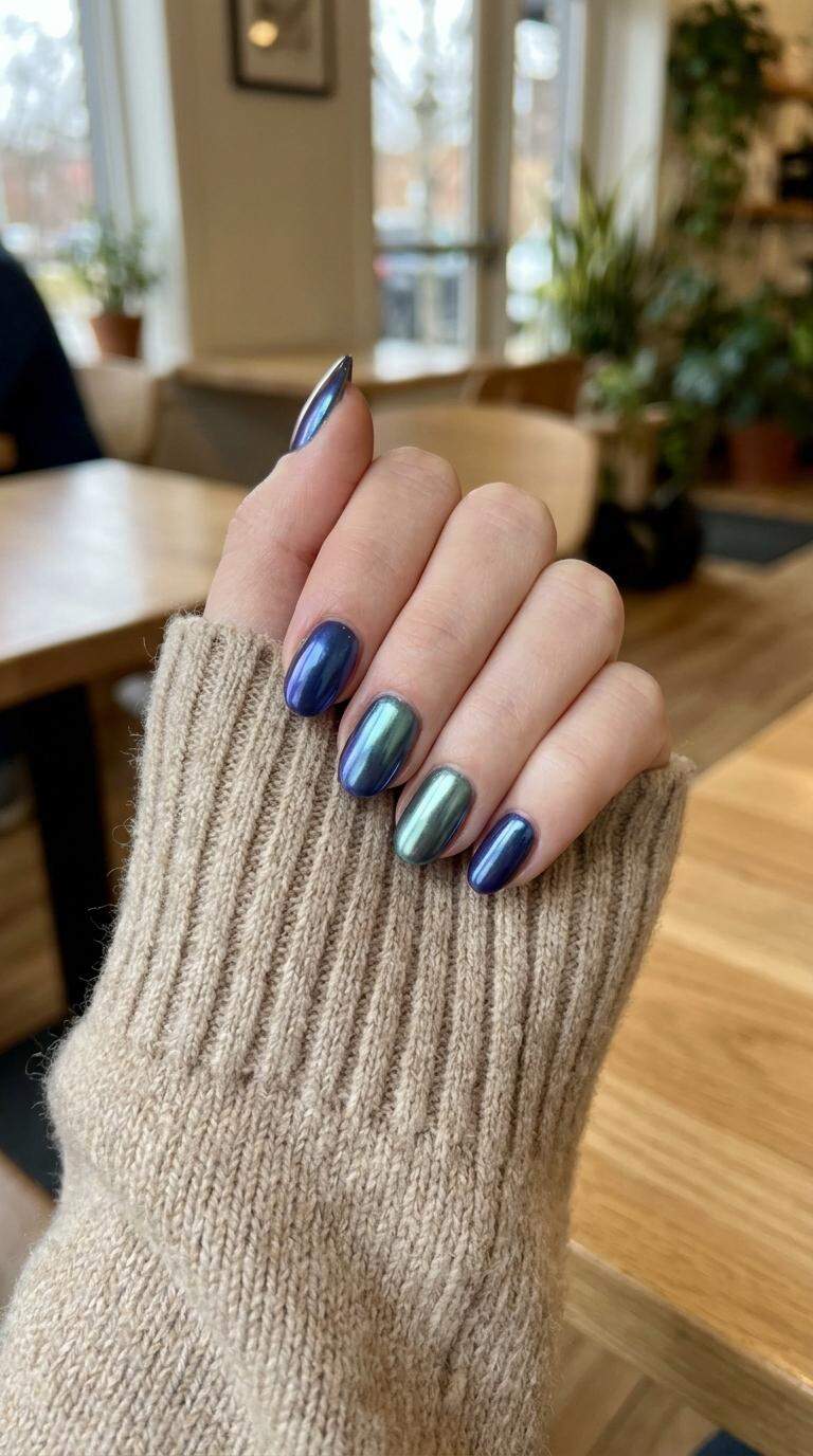 Blueberry Green Chrome