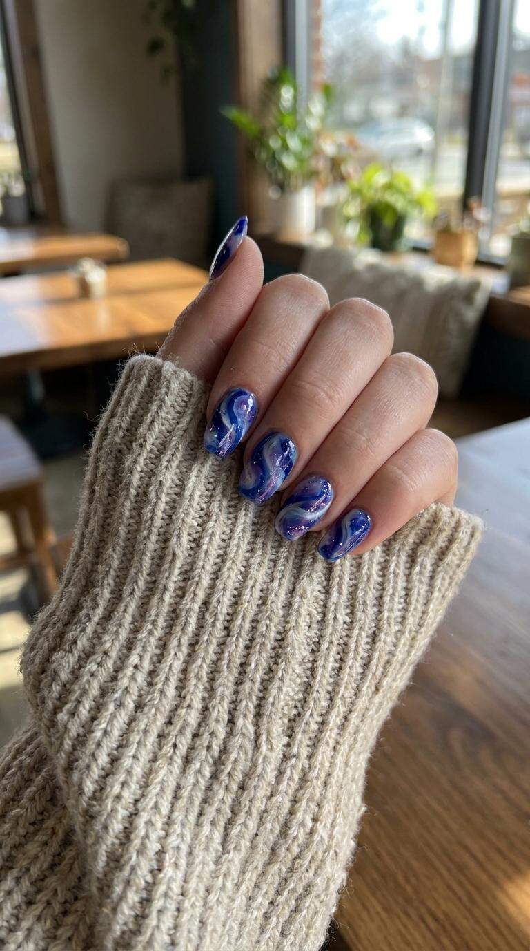 Blueberry Swirl Acrylic