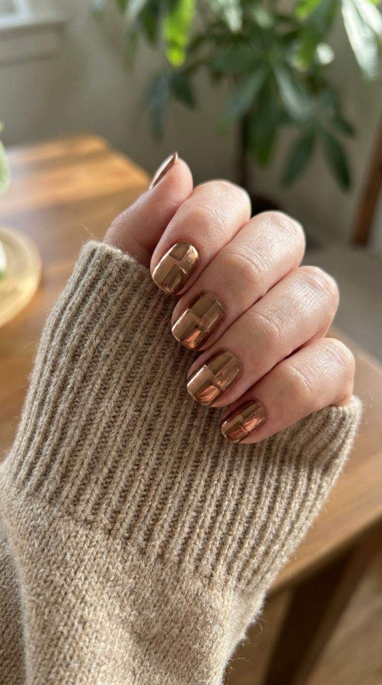 Bronze Metallic Block Nails