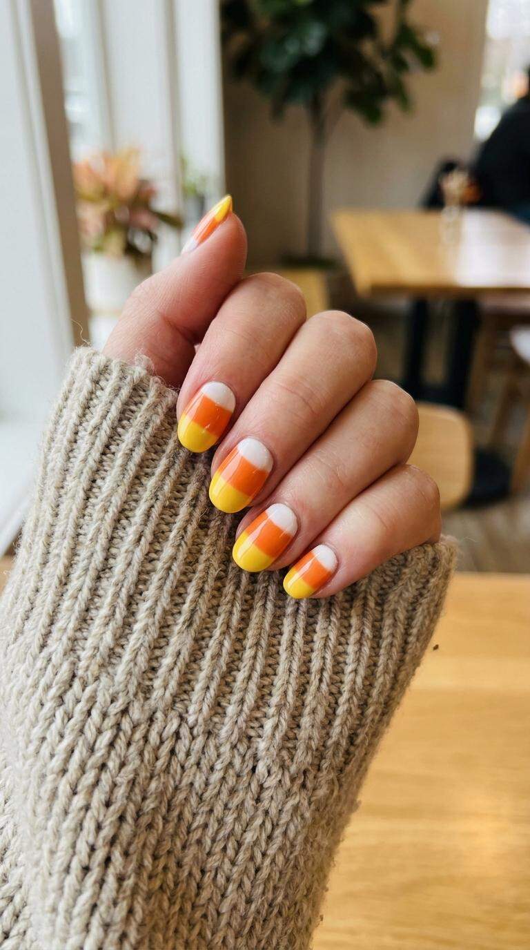 Candy Corn Nails