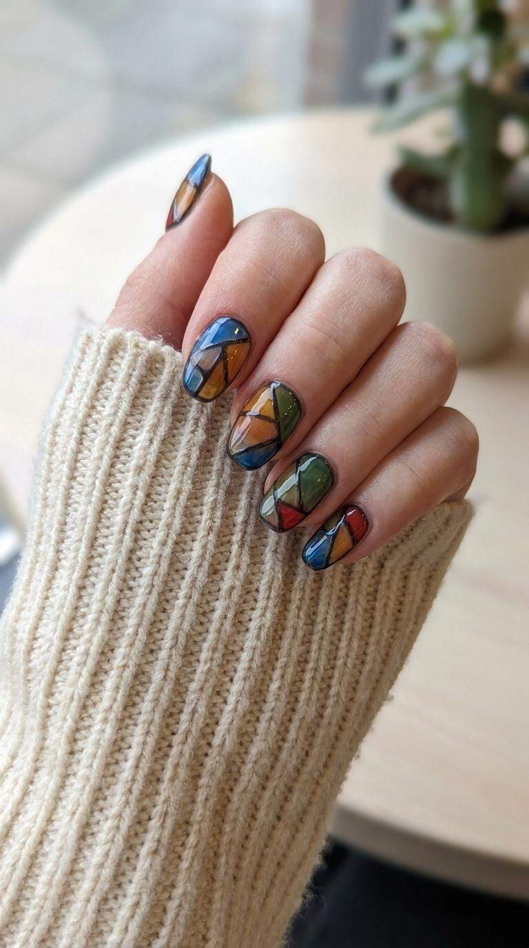 Faux Stained Glass