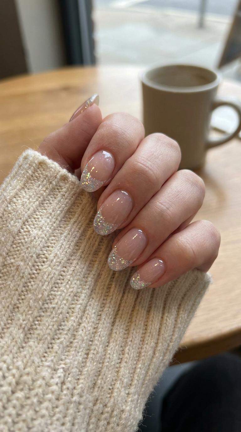 Glitter French Tips
