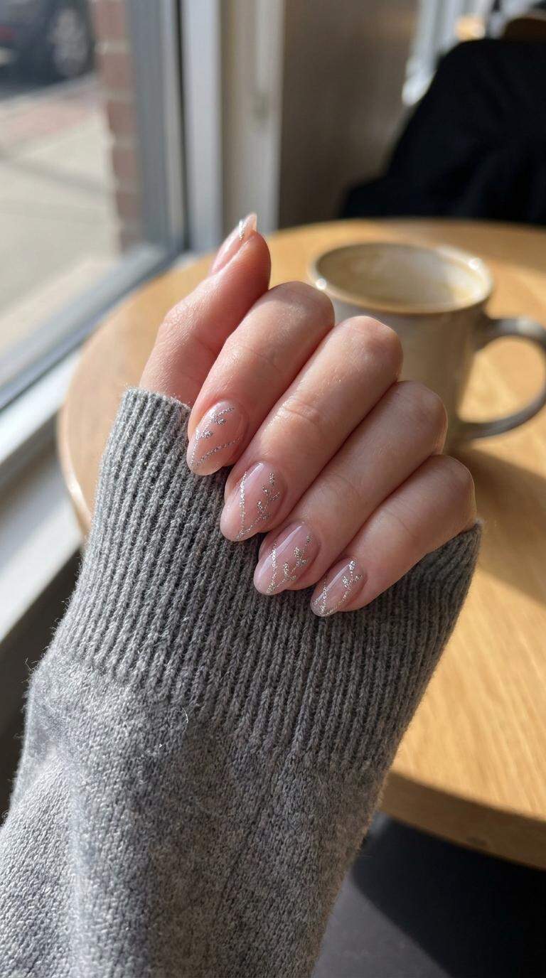 Glittering Silver Stems