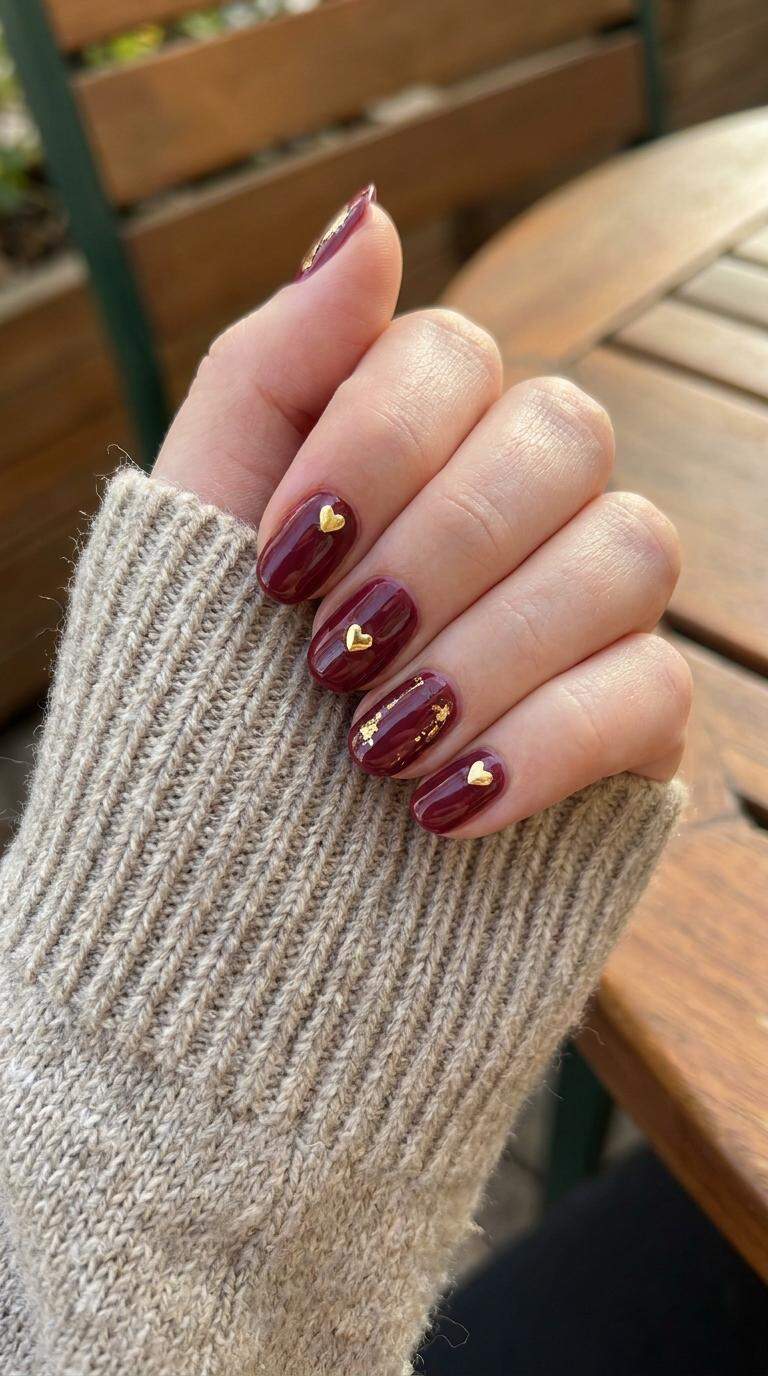 18 Amazing Matte Nail Designs with Metallic Accents