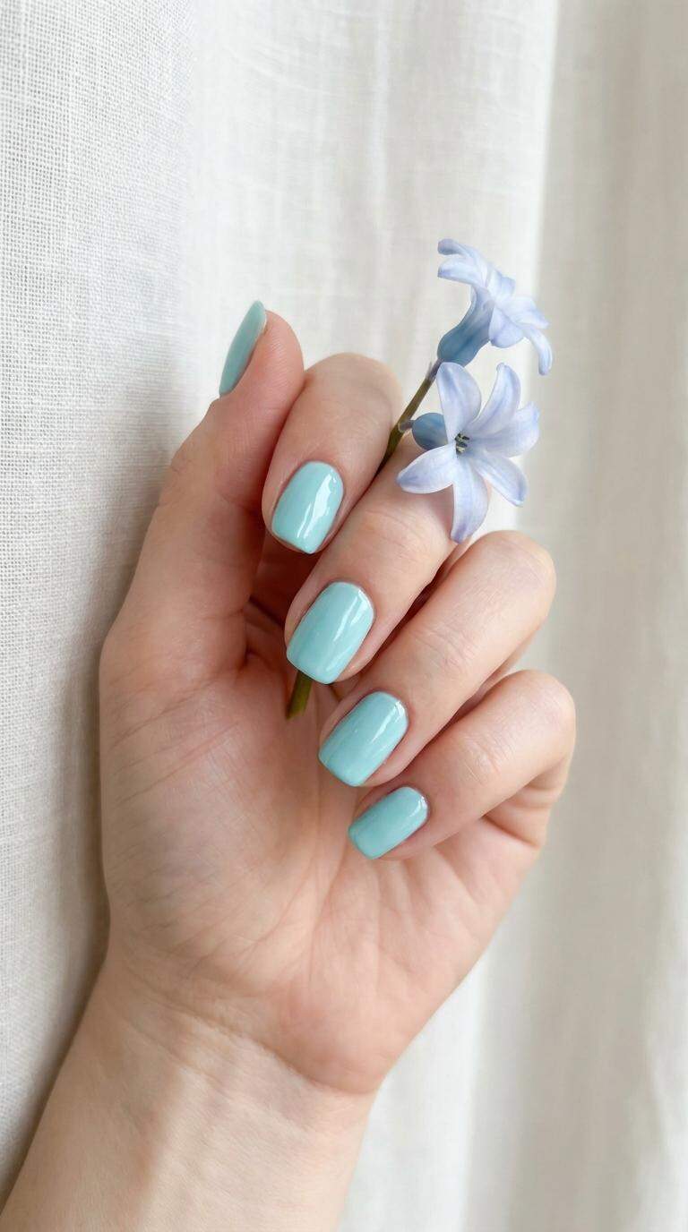 Icy Aqua Gel Polish