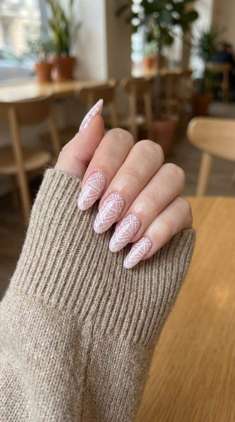 Lacework Pink Geometric