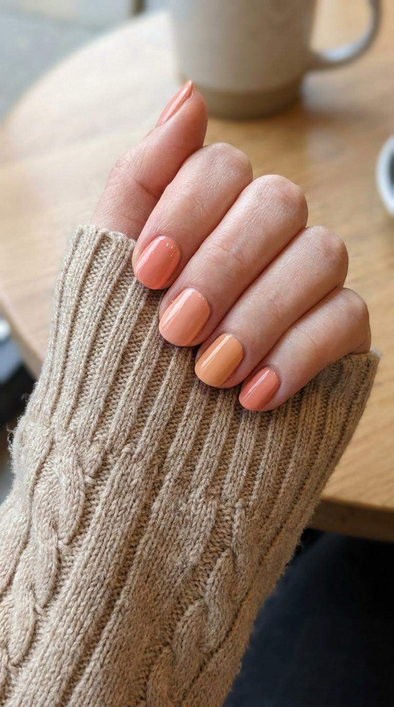Light Coral Nail Polish Hues
