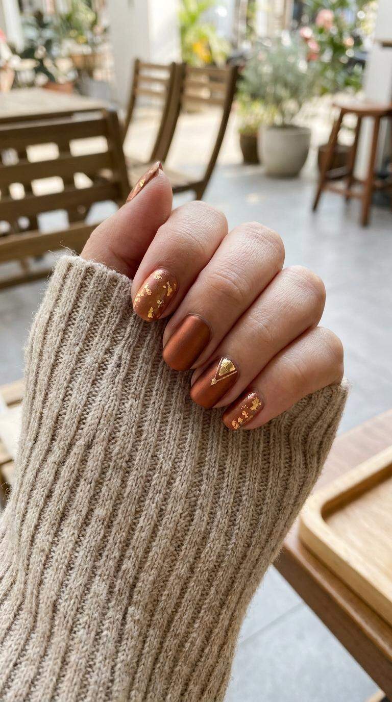 Matte Copper with Gold