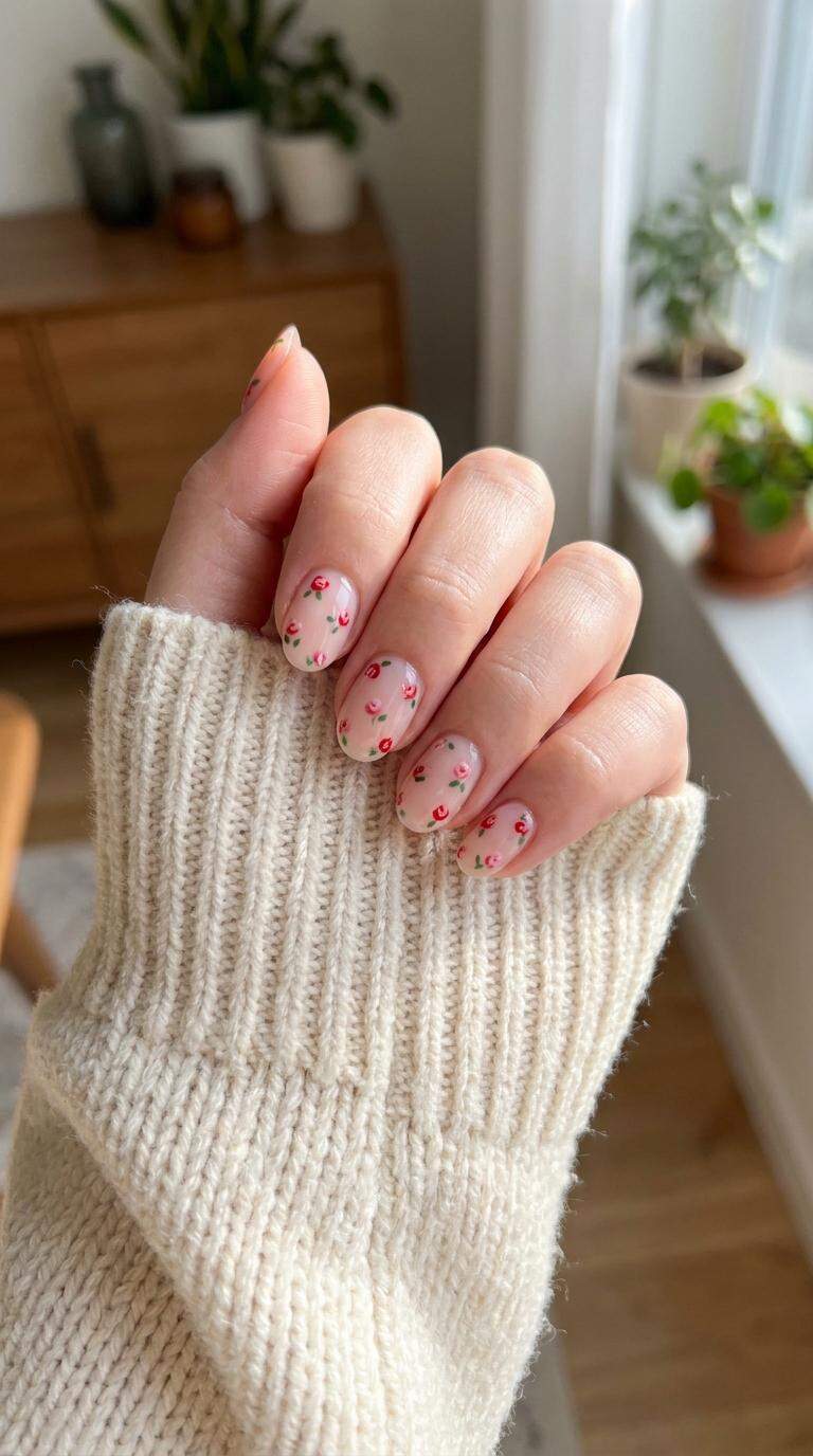 Mini Rose Nail Dot