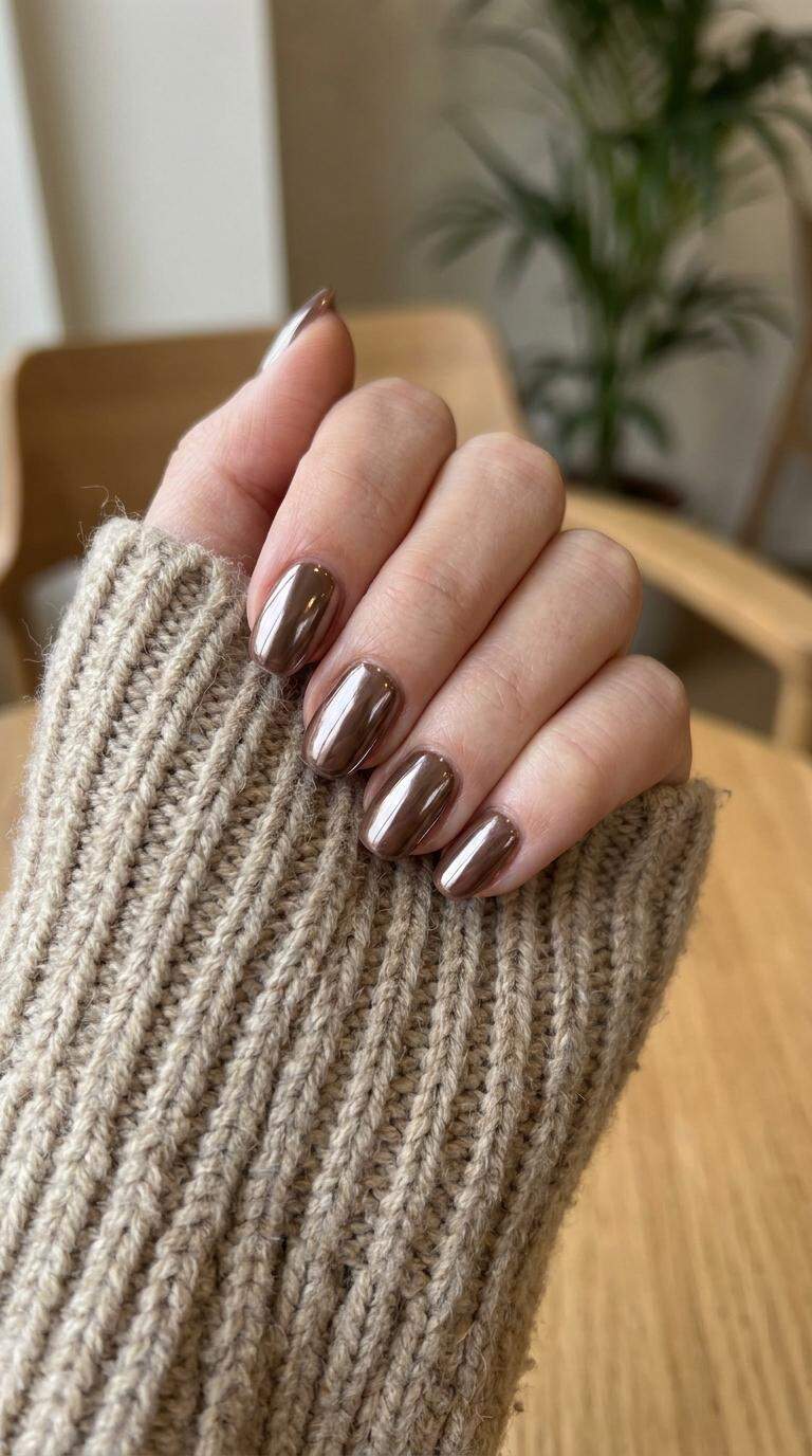 Mocha Brown Chrome Finish