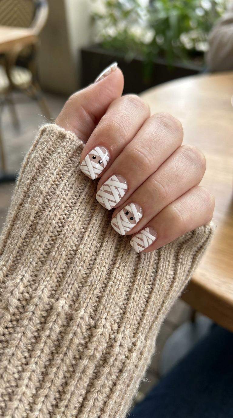 Mummy Nail Wrap