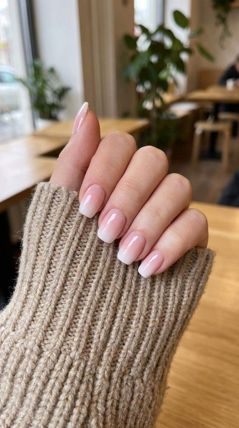 Ombre Effect Press On Nail
