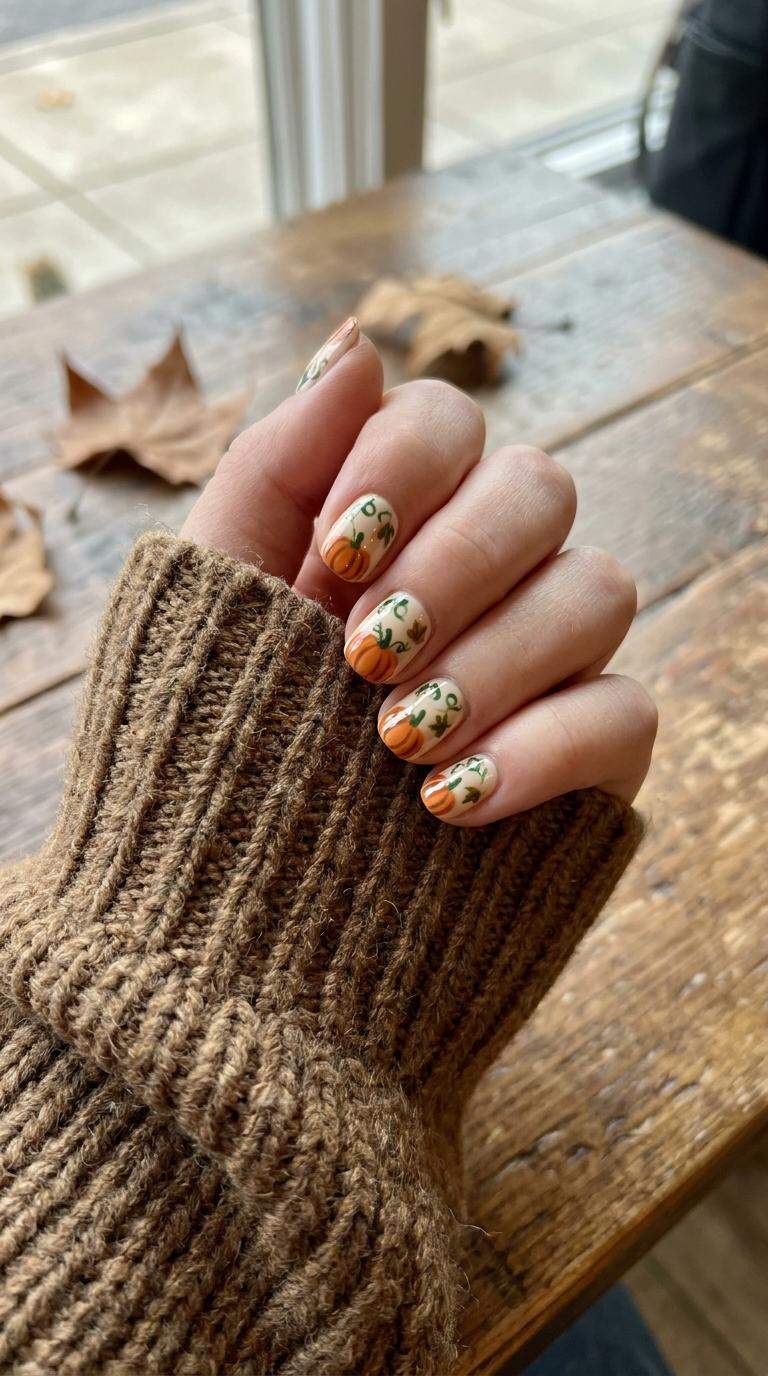 10 Stunning Chocolate Brown Nail Art Ideas for Halloween