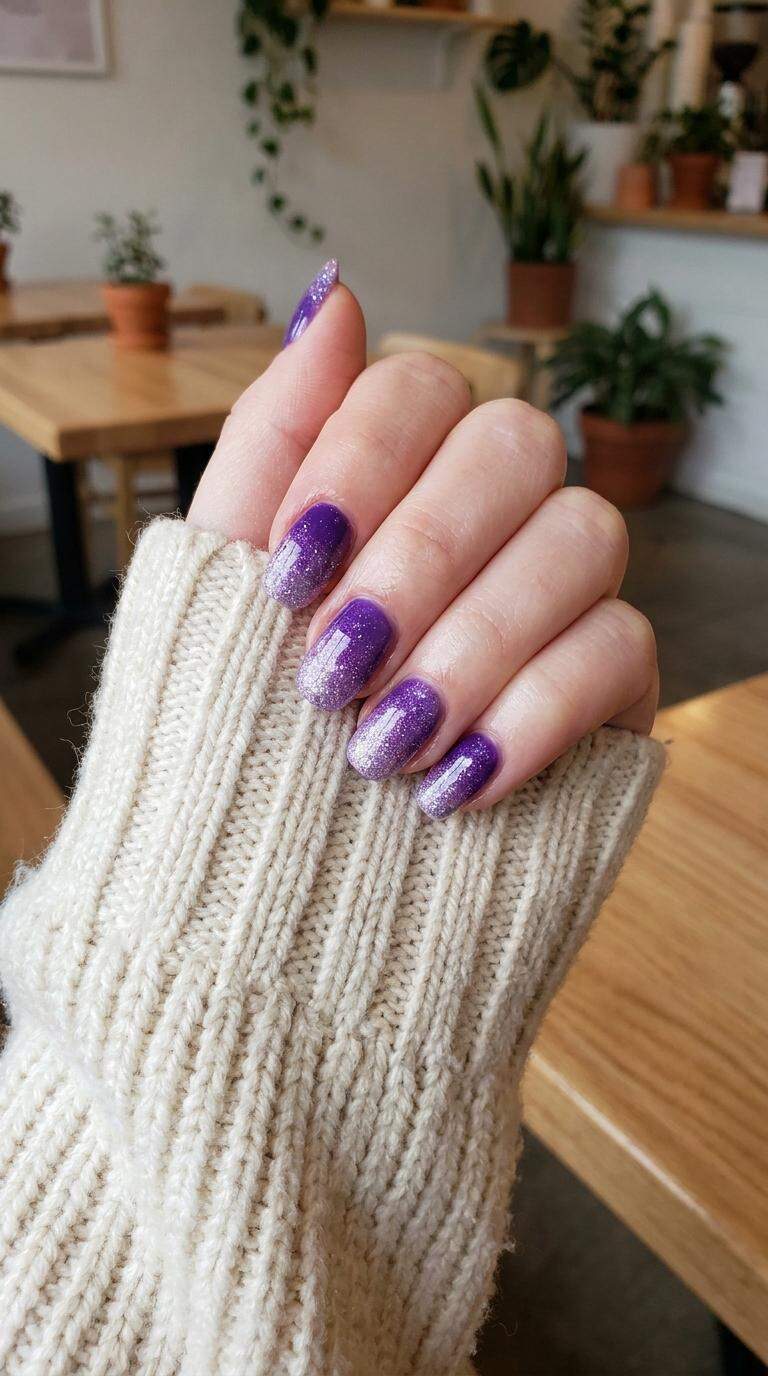 19 Dazzling Blueberry Inspired Nail Art Style Ideas