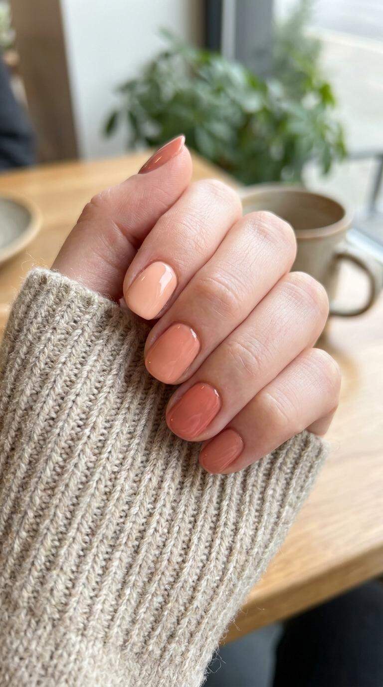 Soft Peach Nail Polish Shades
