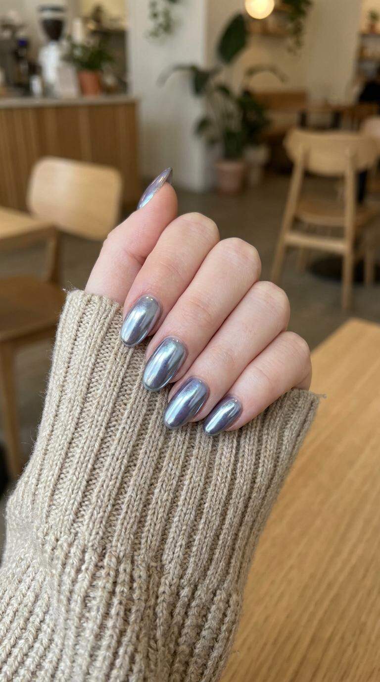 Y2K Chrome Nails