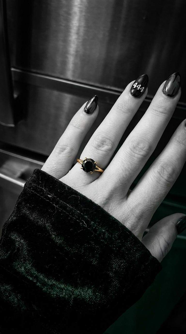 Black Diamond Gothic Wedding