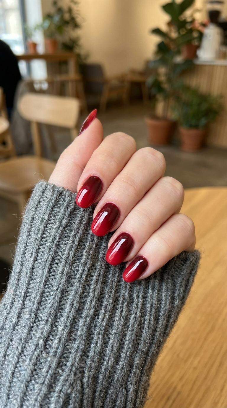 Bold Red Ombre