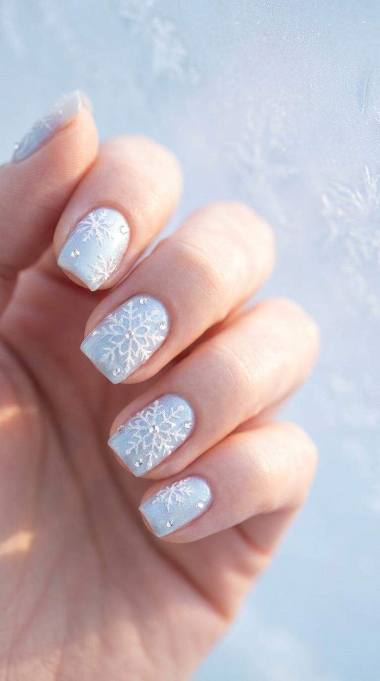 Frosted Snowflake Patterns