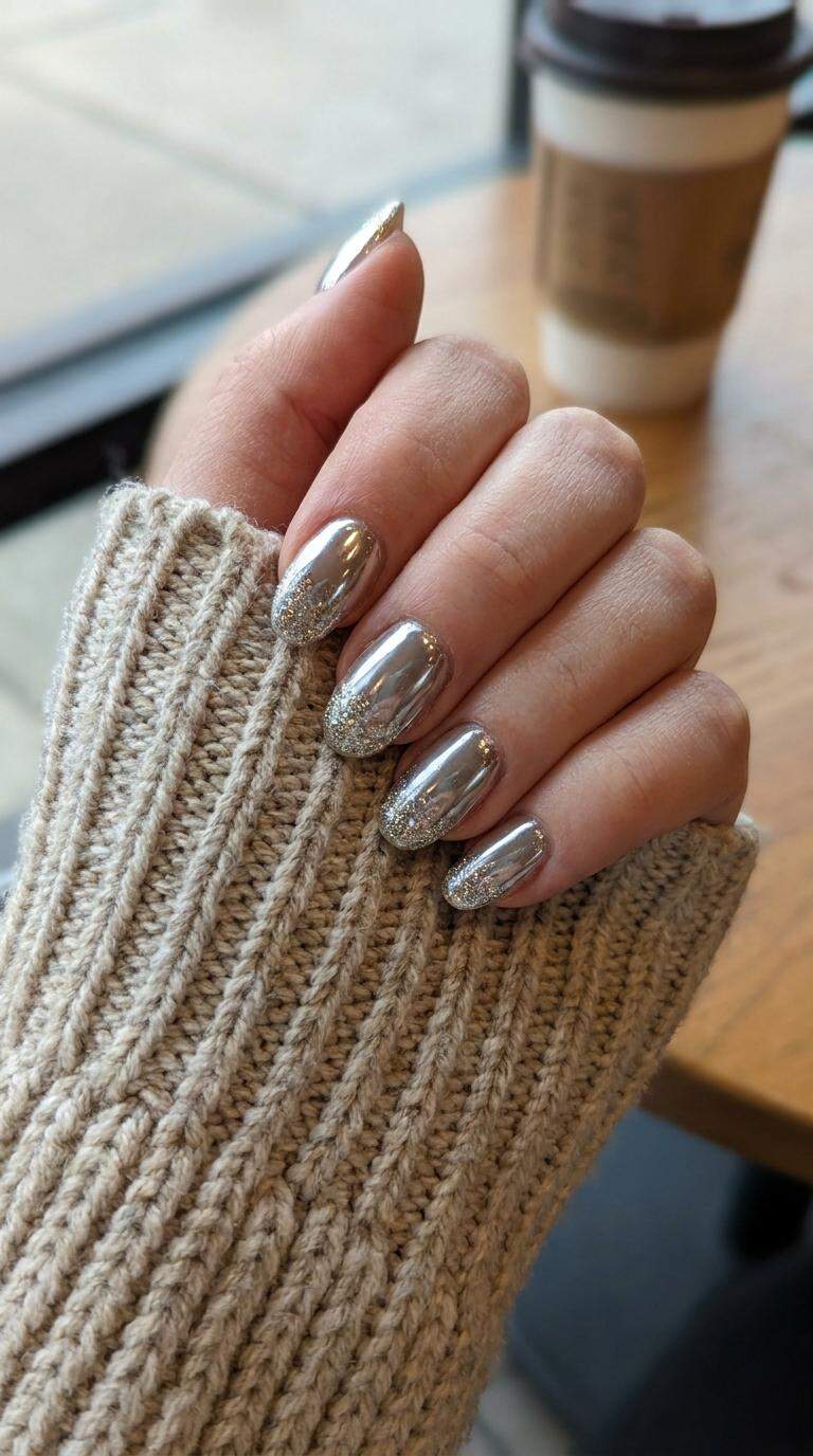 Glitter Chrome Accent