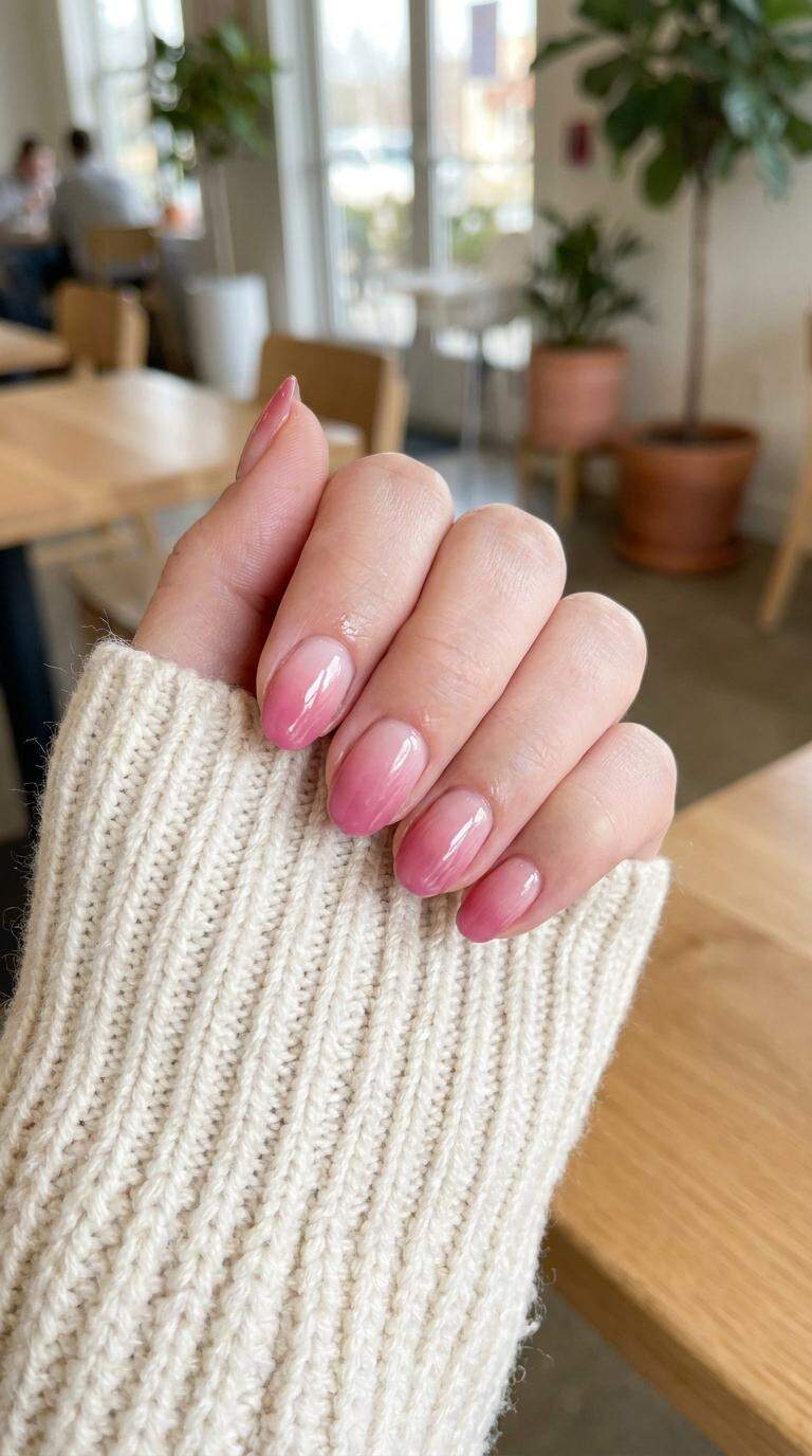 Glossy Pink Ombre