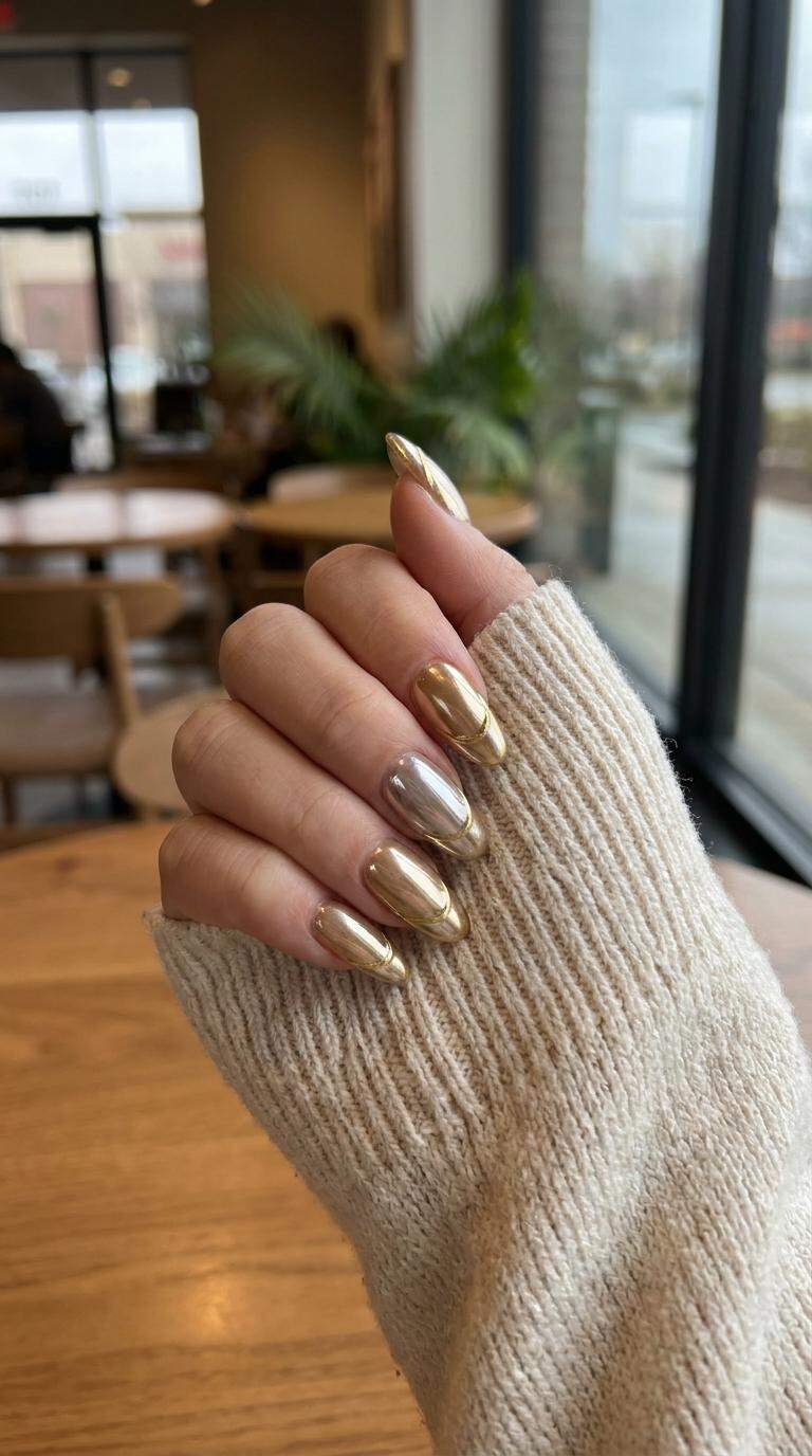 Gold Accent Chrome French