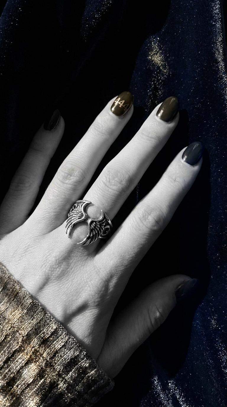 Gothic Sterling Silver Wings