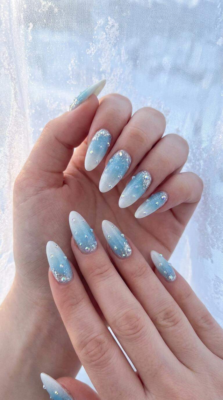Icy Blue Ombre Shades