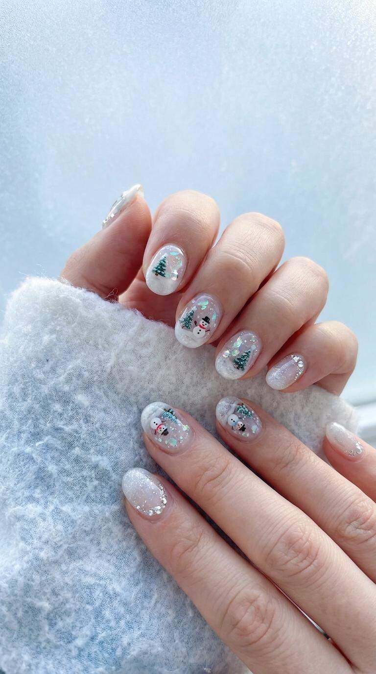 Icy Snow Globe Scenes