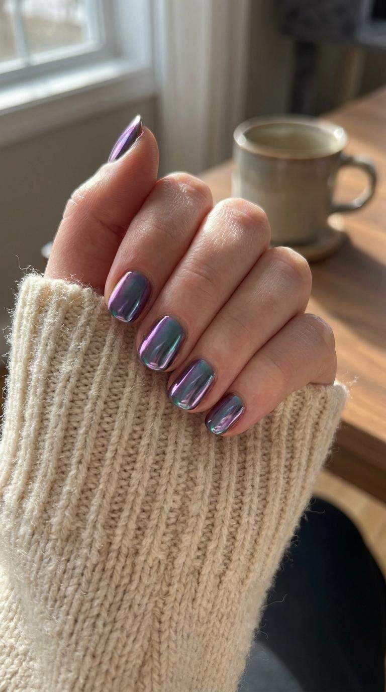 Iridescent Chrome Tips