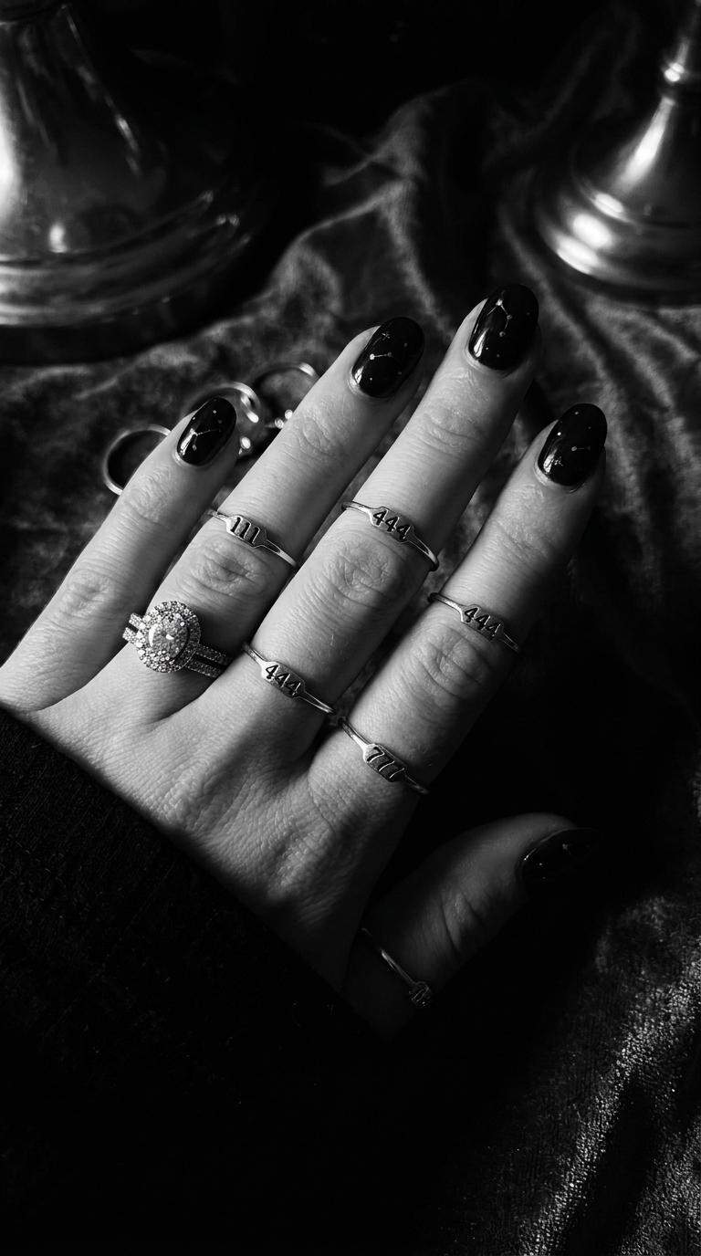 Luxury Gothic Diamond Halo