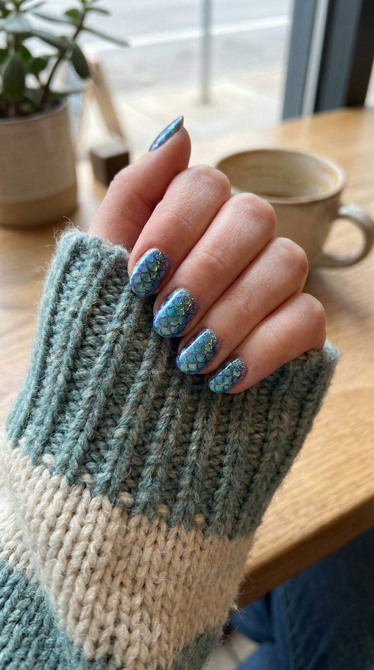 Mermaid Scale Nail Colors