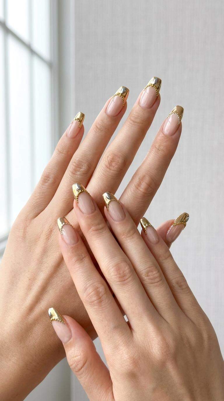 Metallic Beaded Tips