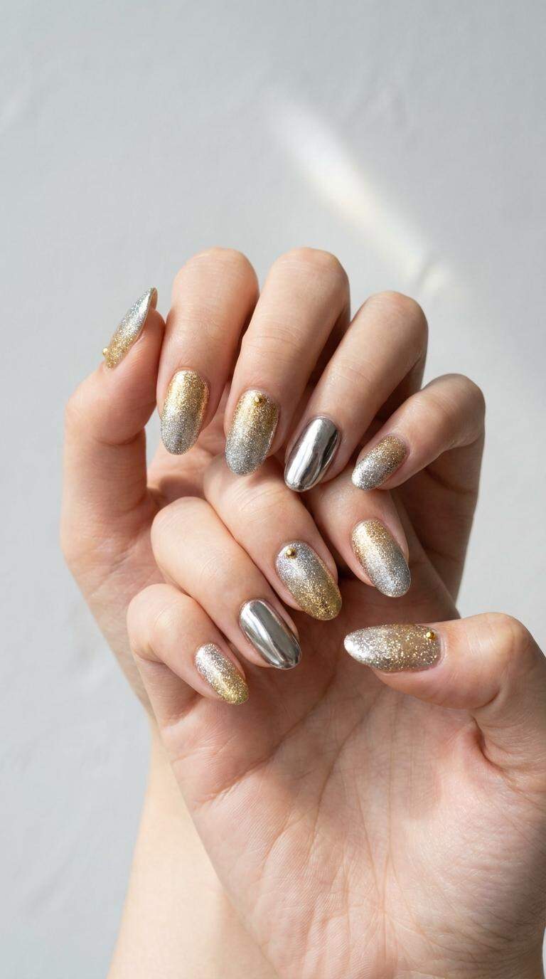 Metallic Glitter Ombre