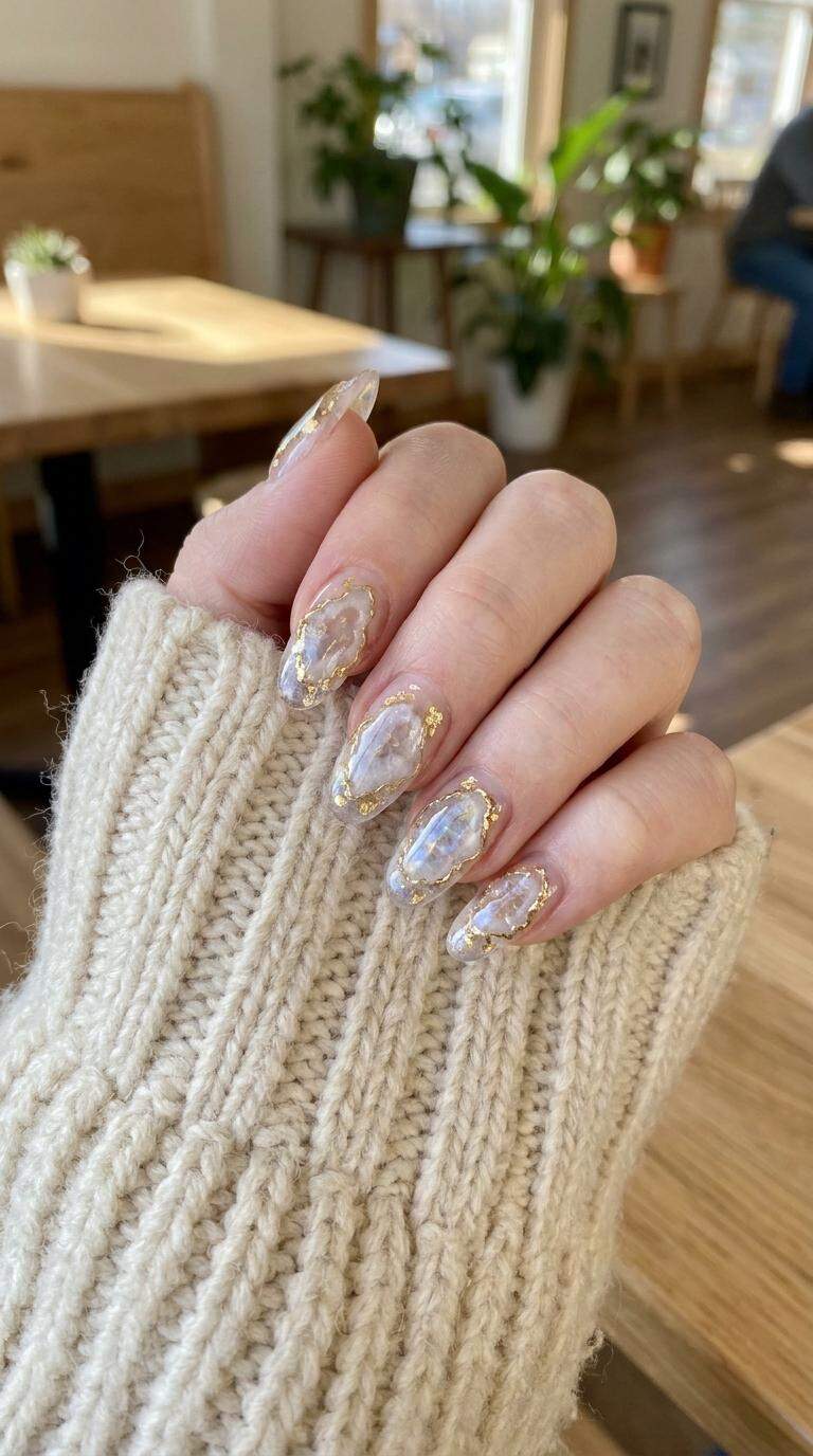 14 Stunning Quartz Nail Ideas for Modern Fashionistas