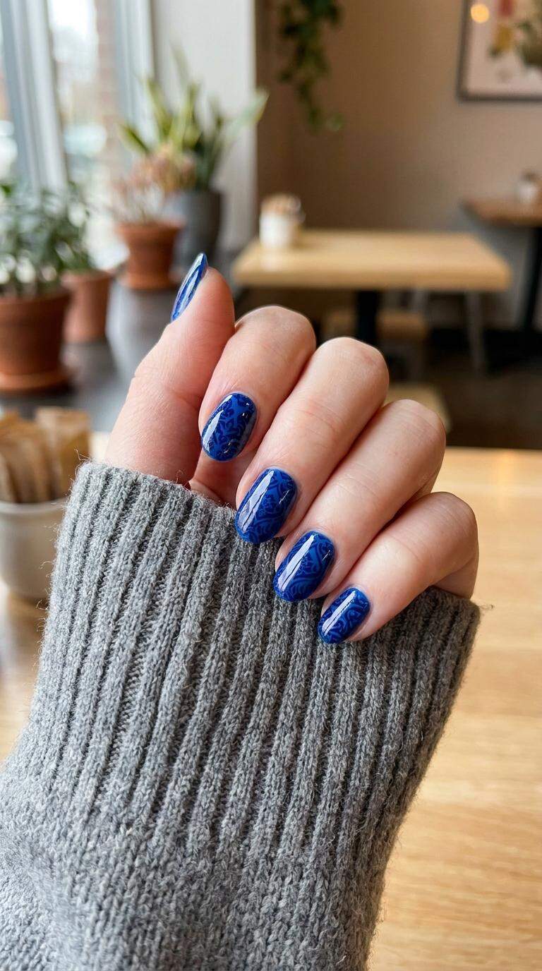 Royal Blue Stamping