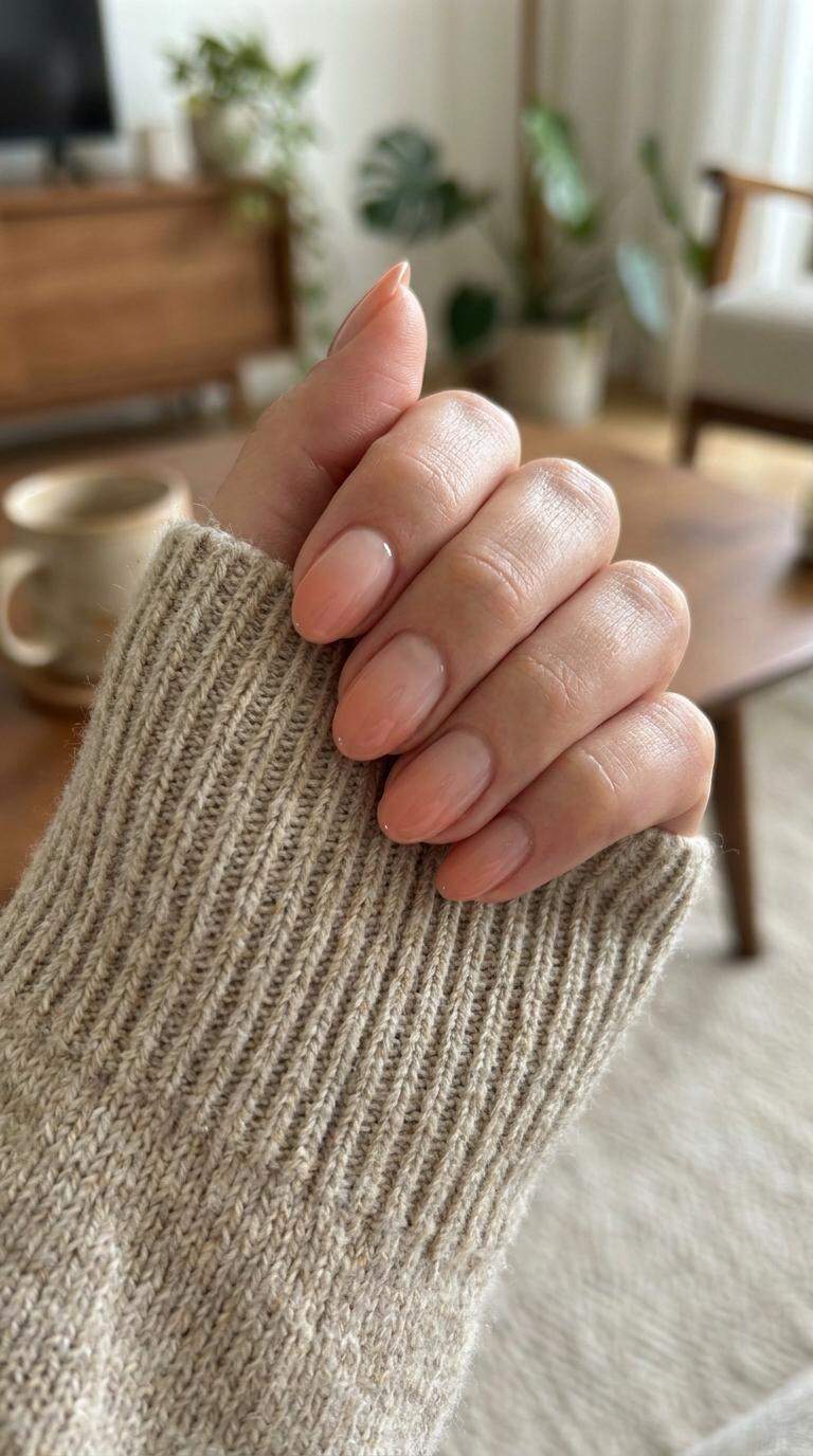 Soft Peach Almond Tip