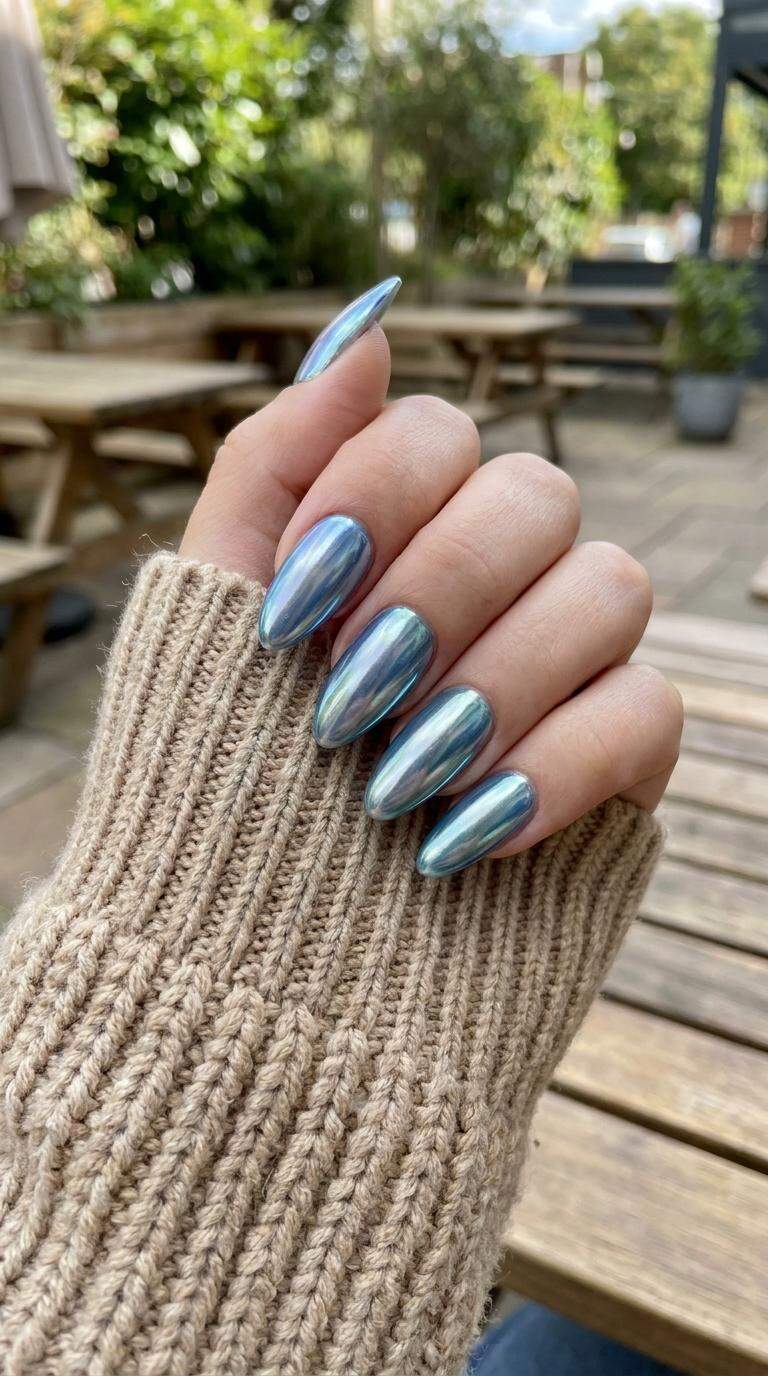 Surfboard Nails with Chrome Finish