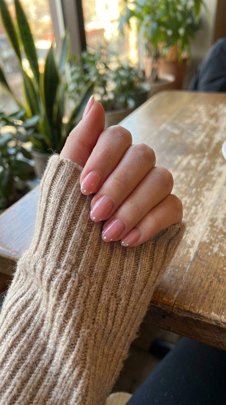 White Dot Accent Tips